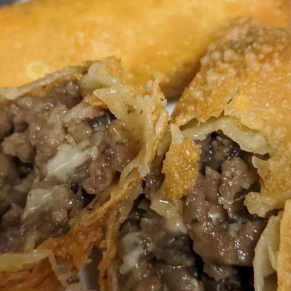 Steak Cheese Egg Roll